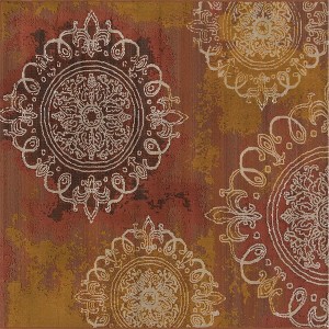 Unique Loom    Outdoor Modern Trio Area Rug - 1 of 4