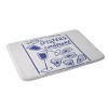 Deny Designs Athenes Atelier Oysters and Champagne Coastal Memory Foam Bath Mat Blue - 2 of 4