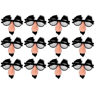 6 Noses and Glasses Favours Toys Party Bag Fillers