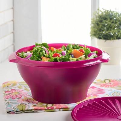 Tupperware 30pc (set of 15) Heritage Food Storage Container Set Pink: Stackable, BPA-Free, Dishwasher-Safe, Airtight Seal