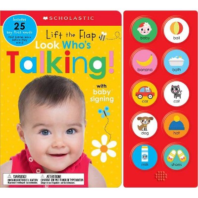 Look Who's Talking!: Scholastic Early Learners (Sound Book) - (Hardcover)