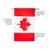 Evergreen Flag Canada House Applique Flag - 4 of 4
