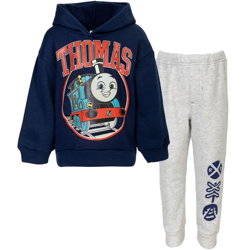 Thomas & Friends Thomas the Train Baby Fleece Pullover Hoodie and Pants Outfit Set Infant, 1 of 8