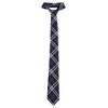 Men's Checkered 2.75 Inch Wide And 57 Inch Long 100% Cotton Neckties - 2 of 3
