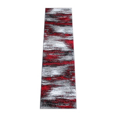 Emma and Oliver Ultra Soft Shaded Look Olefin Accent Rug with Natural Jute Backing