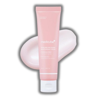 Medicube PDRN Pink Hyaluronic Moisturizing Cream | provide deep hydration and smooth skin texture (1.69 oz)