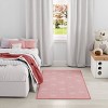 Nourison Washable Imagination Ballet Non Skid Woven Area Rug Pink - 4 of 4