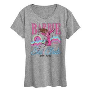 Women's - Barbie - Ski Club Short Sleeve Graphic T-Shirt - 1 of 4