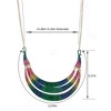 Alilang Antique Gold Tone Layered Bib Necklace with Engraved Etched Patterns - 4 of 4