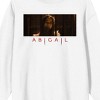 Abducting Abigail Prison Bars Crew Neck Long Sleeve Adult White Sweatshirt - 2 of 3