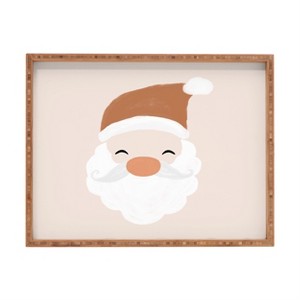 Orara Studio Santa Claus Painting Rectangular Tray -Deny Designs - 1 of 2