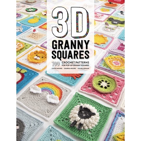 3D Animal Granny Squares Crochet Book