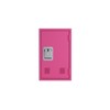 Yukimo 24" Metal Storage Locker, Single Door Lockable Cabinet with Ventilation for Office, Employees, Kids Room - Rose Red - 4 of 4