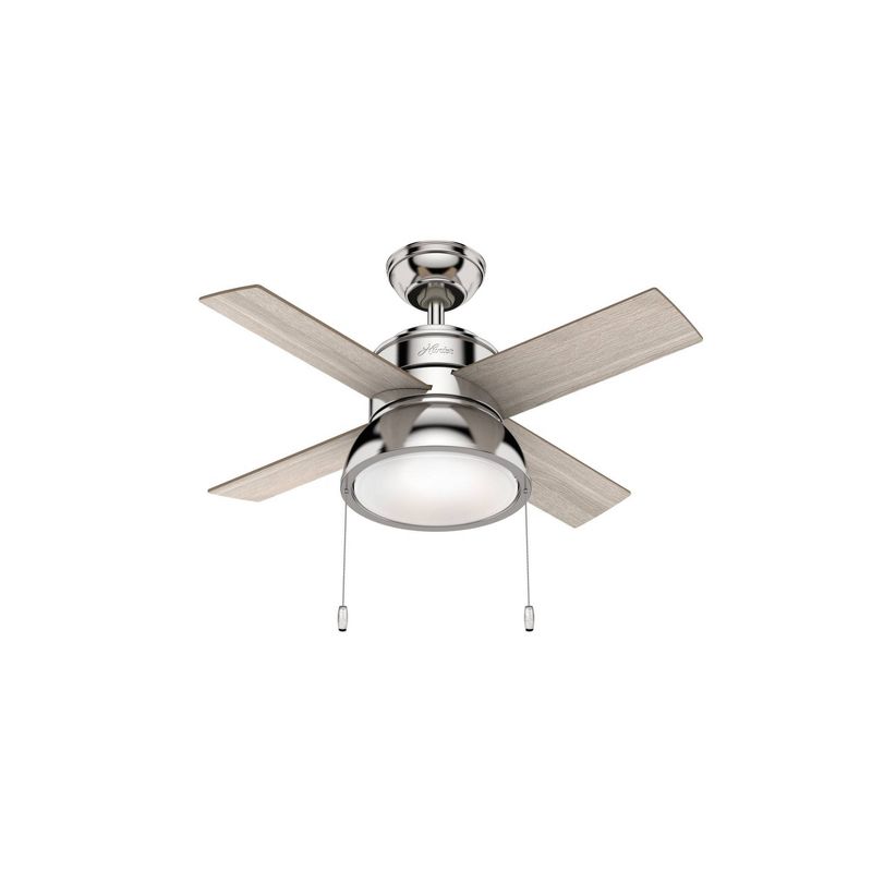 36" Loki Ceiling Fan (Includes LED Light Bulb) - Hunter Fan, 1 of 17