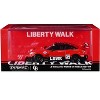 Nissan 35GT-RR LB-Silhouette WORKS GT RHD #5 "Liberty Walk" Red & Black "Hobby43" Series 1/43 Diecast Model Car by Tarmac Works - 4 of 4