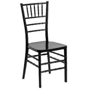 Riverstone Furniture Collection Resin Chiavari Chair Black