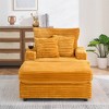 XINGHANZHENXUAN Armchair and Ottoman Set, Single Sofa with Cup Holder for Living Room or Bedroom - 2 of 4