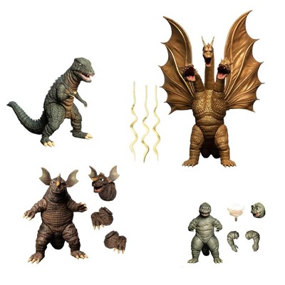 Mezco Toyz 5 POINTS XL Godzilla: Destroy All Monsters (1968) - Round 1  Boxed Set (in stock) - TNS Figures