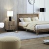 Galano Zaffy 2 Drawer Nightstand (18.9" W x 15.7" D x 23" H) in Dusty Gray Oak, Knotty Oak, Amber Walnut, Dark Gray Oak - 3 of 4