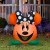 Gemmy Airblown Inflatable Cutie Minnie Mouse Disney, 3 ft Tall, Orange - 2 of 4