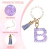 Unique Bargains Resin Lightweight Decorative Sparkling Purple Sequins Tumbler Cup Charm - 3 of 4