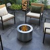 Resenkos Smokeless Fire Pit, Portable Camping Bonfire Stove with Poker for Backyard Patio Picnic, Steel, - 2 of 4