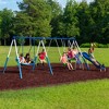 XDP Recreation Outdoor All Star Playground Backyard Kids Play/Swing Set, Space Rider, Super Disc Swing, Slide, 7 Children, Ages 3 to 8 - 4 of 4