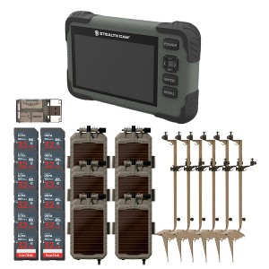 Stealth Cam Mounting Post for Camera& Solar Pak with Solar Battery Pack Card Viewer 32GB Memory Cards and Card Reader (6 Pack) - 1 of 4