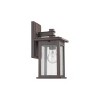 Chloe Lighting Tristan Transitional 1 Light Rubbed Bronze Outdoor Wall Sconce 12" Height - 2 of 4