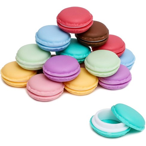 TOYANDONA 12 stücke Mini Pille Fall Macaron Kunststoff Aufbewahrungsbox Tragbare Schmuckschatullen Kleine Medizin Organizer Halter 