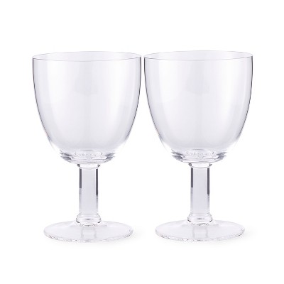 Kit Kemp by Spode 17.6oz Goblet Glassware, Set of 2, Soda Lime Glass, Dishwasher Safe, Fabulous Gift, Dinner and Party Use
