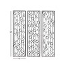 Metal Geometric Wall Decor with Round Mirror Accents Set of 3 Black - Olivia & May: Luxury Glam Style, Iron Frame, Indoor Use - 3 of 4