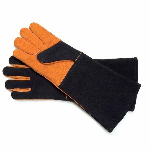 Steven Raichlen Signature Series Extra Long Suede Grilling Gloves - 1 of 4