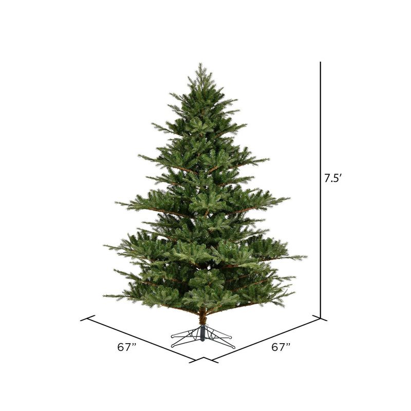 Vickerman Sherwood Fir Artificial Christmas Tree, 3 of 6