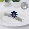 Big Dot of Happiness Go, Fight, Win - Sports - Baby Shower or Birthday Party Paper Napkin Holder - Napkin Rings - Set of 24 - 2 of 4