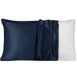 PiccoCasa 100% Pure Silk Smooth Pillowcases 1 Pc