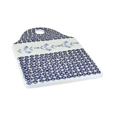 Blue Rose Polish Pottery D020 Maf Cutting Board