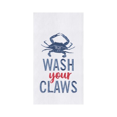 C&F Home Wash Your Claws Flour Sack Kitchen Towel