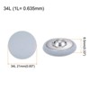 Unique Bargains Metal Shank Round Cloth Covered DIY Sewing Buttons 20 Pcs - 2 of 4