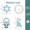 Silicone Christmas Teether Ring Toy for Baby, BPA Free Soothing Teething Relief Toy for Infant & Toddlers 0-18 Months, Perfect Christmas Gift for Baby - 3 of 4