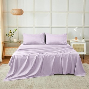 4 Piece Sheet Set Ultra Soft, Easy Care Hotel Collection Sheet 16 Inches Deep Pocket Sheets - Cotton Passion - 1 of 4