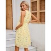 Clearlove Maternity Halter Neck Dress Summer Casual Sleeveless High Waisted Flowy Pregnancy Dresses - 4 of 4