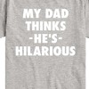 Boys' - Instant Message - King Of Dad Jokes Hilarious Short Sleeve Graphic T-Shirt - 2 of 4