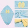Unique Bargains Women's Bow Hair Drying Towel 2 Pcs - 4 of 4