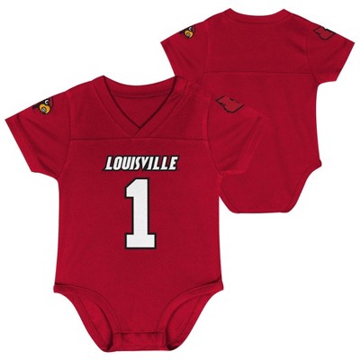 NCAA Louisville Cardinals Infant 3pk Bodysuit - 0-3M