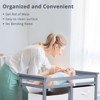 Wooden Baby Changing Table, Modern Infant Diaper Changing Station Dresser with Laundry Hamper, 3 Drawer Basket and Changing Pad - 4 of 4