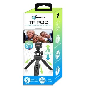 Xtreme Pro 360° Tripod for Smartphone & Camera. Adjustable Height Stand for Vlogging, Live Streaming, & Optimal Viewing. - 1 of 4