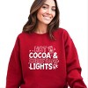 Simply Sage Market Hot Cocoa and Christmas Lights Sweatshirt - 2 of 4