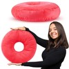 Cheer Collection 16" Round Donut Shaped Throw Pillow - 2 of 4