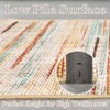 GAOMON Area Rug Modern Faux Linen Texture Area Rug Abstract Accent Carpet Non-Slip Low-Pile Rugs for Living Room - 4 of 4